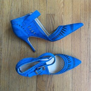 Ivanka Trump Bright Royal/Cobalt Blue Heels